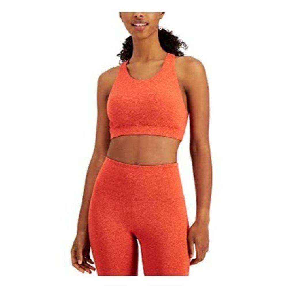 Ideology Intimates Orange UPF 50+ Sports Bra Size XS